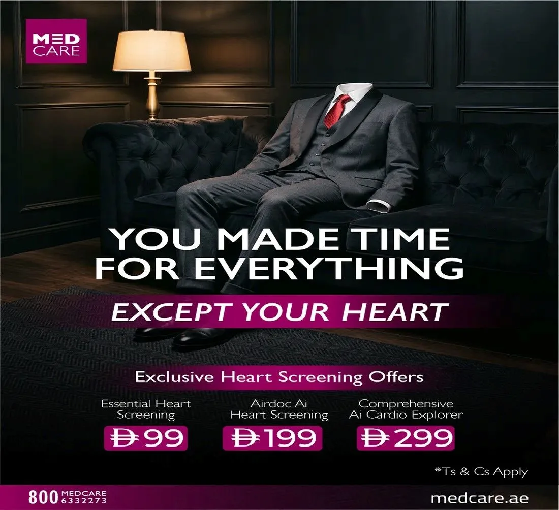 World Heart Day: Medcare Offers Heart Health Screenings From AED 99 Through September 30