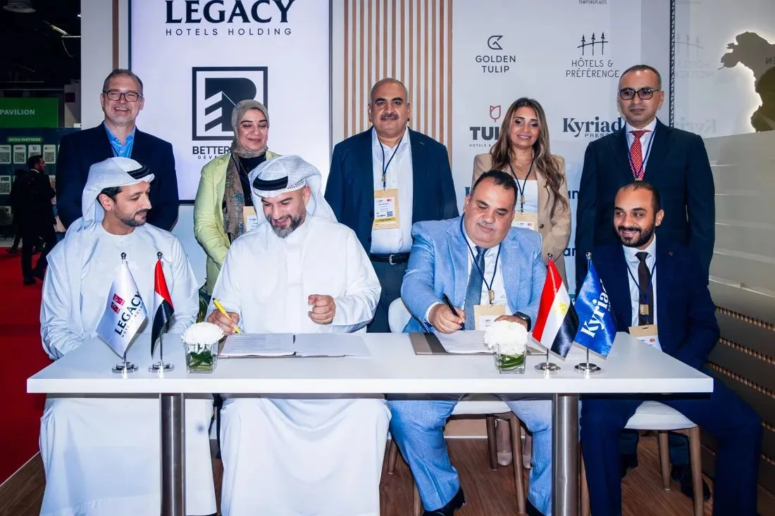 ليغاسي للفنادق القابضة توقع أربع اتفاقيات في سوق السفر العربي 2026 وتعزز خططها للوصول إلى أكثر من 65 فندقًا بحلول عام 2027 ليغاسي للفنادق القابضة توقع أربع اتفاقيات في سوق السفر العربي 2026 وتعزز خططها للوصول إلى أكثر من 65 فندقًا بحلول عام 2027